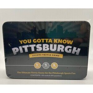 You Gotta Know Pittsburg, Sports Trivia Game 125 Trivia Cards w/ 500 Questions